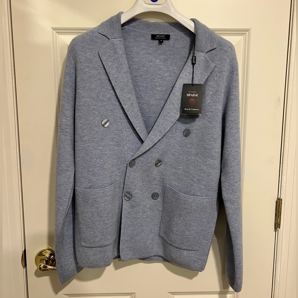 Spada Double-Breasted Cardigan Blazer